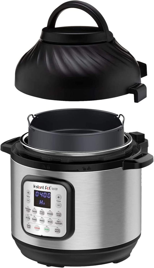 Pot Duo Crisp 11-In-1 Air Fryer and Electric Pressure Cooker Combo with Multicooker Lids That Air Fries, Steams, Slow Cooks, Sautés, Dehydrates, & More, Free App with over 800 Recipes, 6 Quart