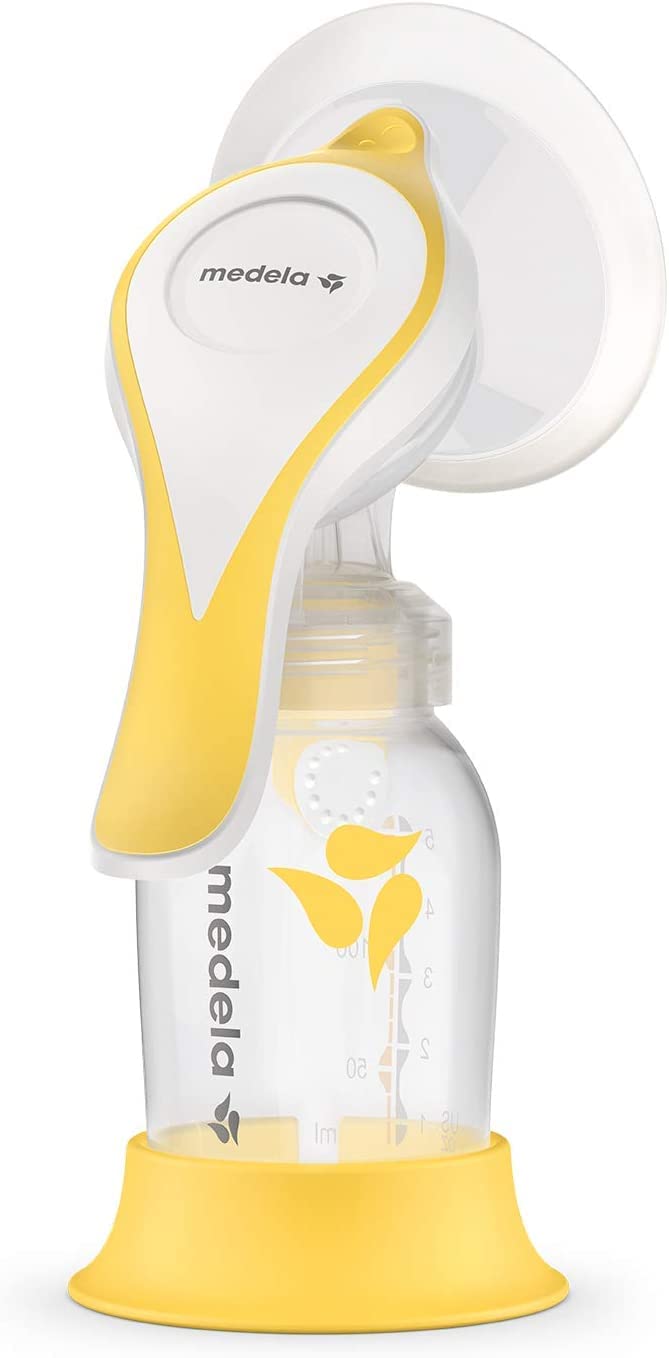 Manual Breast Pump with Flex Shields Harmony Single Hand for More Comfort and Expressing More Milk