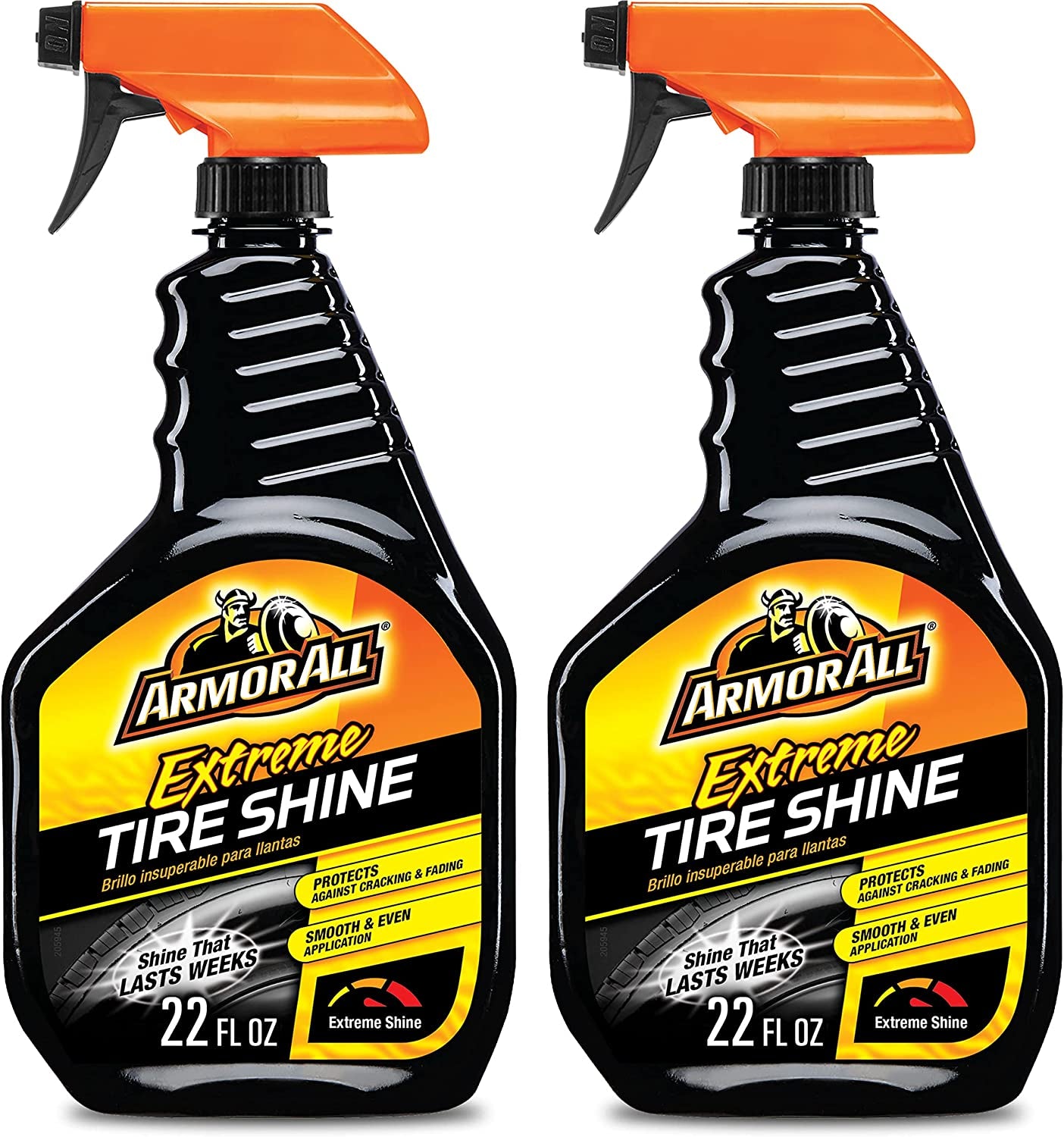 Car Tire Shine, One-Step Tire Shine Spray for Precise, Even Shine and Minimal Overspray - 2 Count