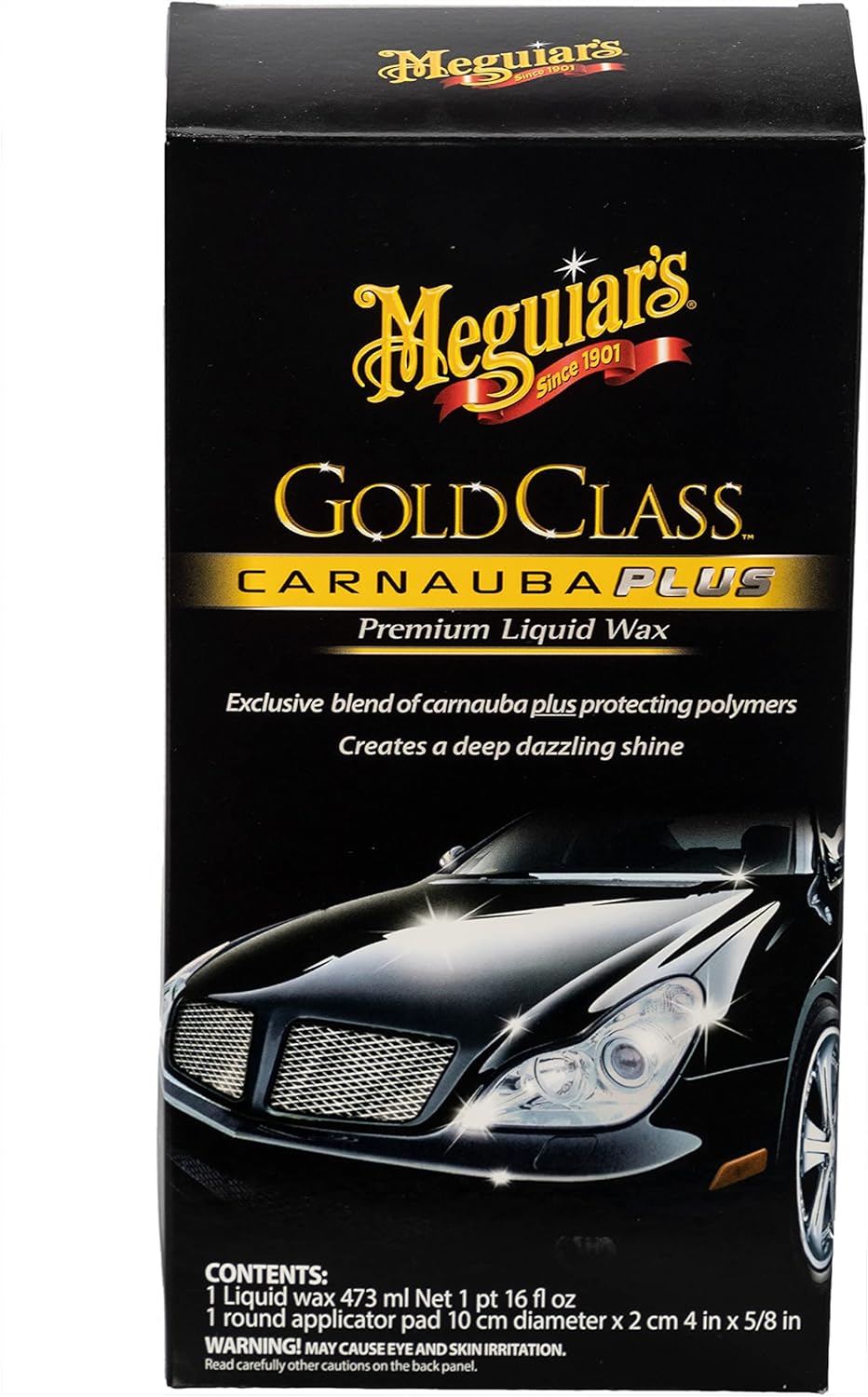 Gold Class Carnauba plus Premium Liquid Wax - Long-Lasting Protection, Deep Shine, Easy Application - the Perfect Car Wax for All Vehicles with Glossy Paint - 16 Oz