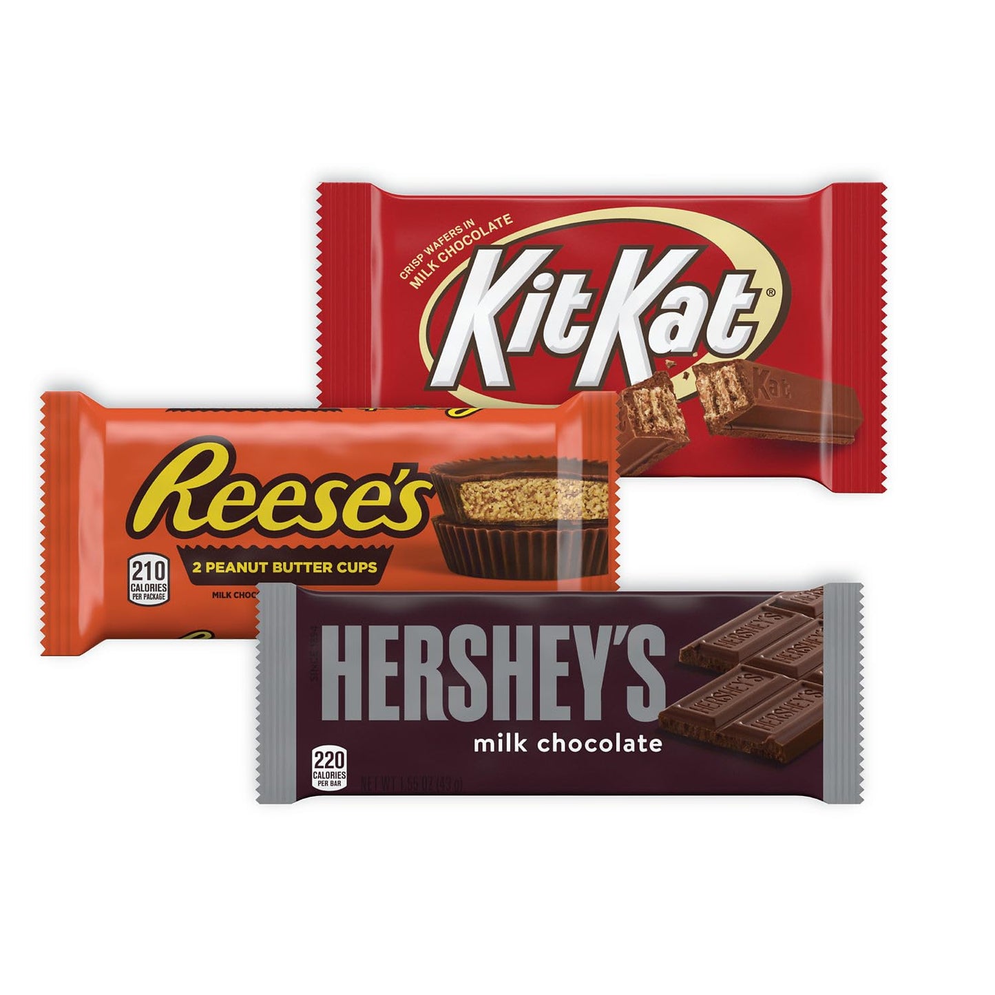 , KIT KAT and REESE'S Assorted Milk Chocolate Candy Variety Box, 27.3 Oz (18 Count)