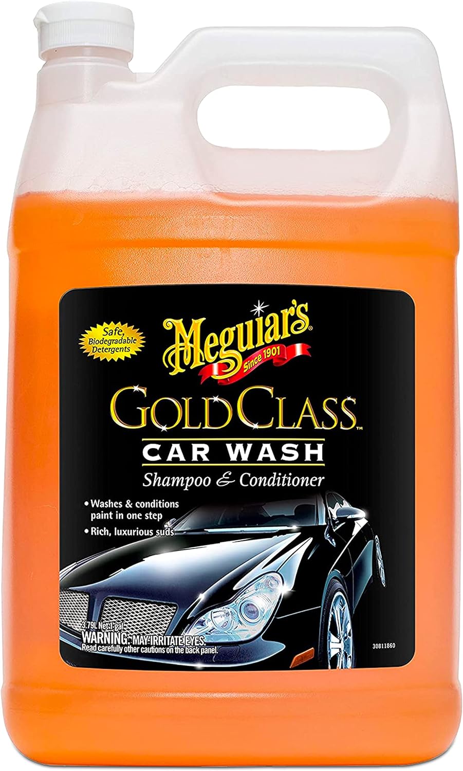 Gold Class Car Wash Soap, Ultra-Rich Car Wash Soap and Conditioner for Car Cleaning, Car Wash Soap to Clean and Condition in One Easy Step, 1 Gallon Car Wash Soap