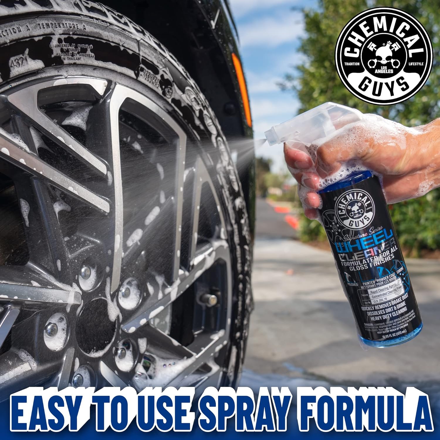 CLD_203_16 Signature Series Wheel Cleaner, Formated for All Gloss Finishes, Safe for Cars, Trucks, Suvs, Motorcycles, Rvs & More 16 Fl Oz