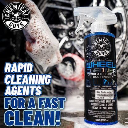 CLD_203_16 Signature Series Wheel Cleaner, Formated for All Gloss Finishes, Safe for Cars, Trucks, Suvs, Motorcycles, Rvs & More 16 Fl Oz