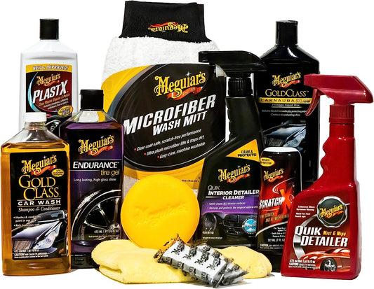 Complete Car Care Kit - the Ultimate Car Detailing Kit for a Showroom Shine - Includes Products for Cleaning and Detailing for the Interior and Exterior of Your Car or Truck