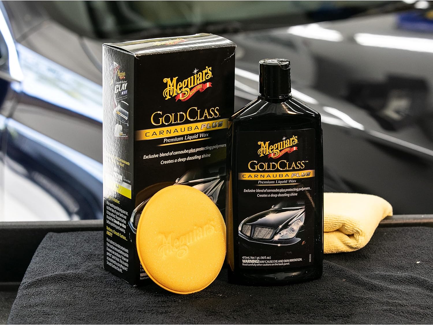 Gold Class Carnauba plus Premium Liquid Wax - Long-Lasting Protection, Deep Shine, Easy Application - the Perfect Car Wax for All Vehicles with Glossy Paint - 16 Oz