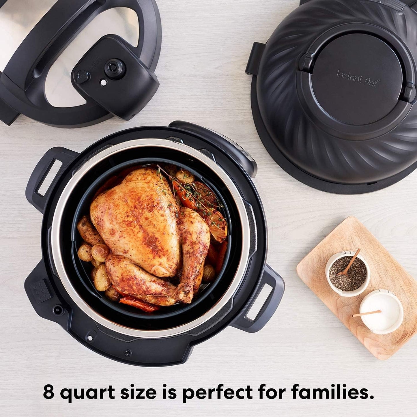 Pot Duo Crisp 11-In-1 Air Fryer and Electric Pressure Cooker Combo with Multicooker Lids That Air Fries, Steams, Slow Cooks, Sautés, Dehydrates, & More, Free App with over 800 Recipes, 6 Quart