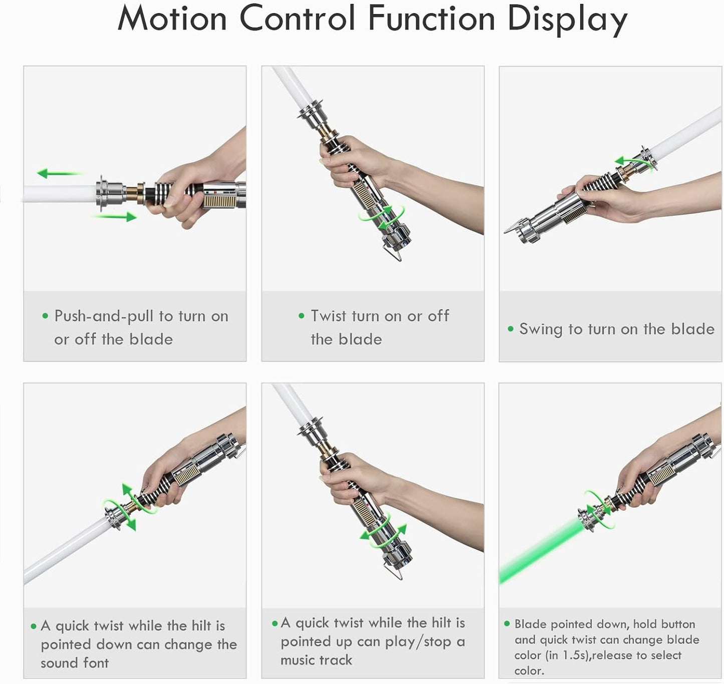 Sensitive Smooth Swing Xenopixel Light Saber with 34 Set Sound Fonts, Motion Control Smooth Swing Light Saber, Rechargeable, Infinite Color Changing Luke V2 Light Saber Adults Gift